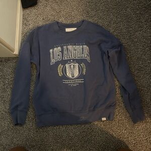 Blue Los Angeles Graphic Men's Sweater